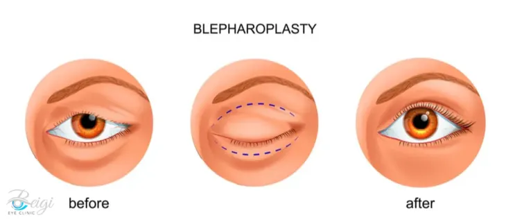 درمان کوچک شدن چشم بعد بلفاروپلاستی